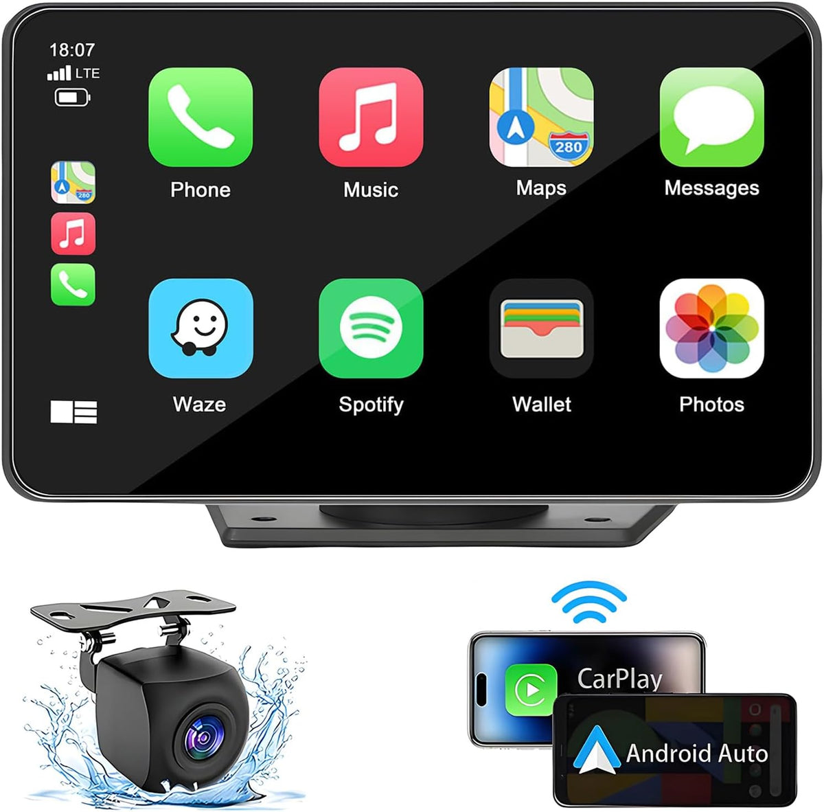 2025 Upgraded Wireless CarPlay Screen: The Ultimate Portable Car Play Adapter for Seamless In-Car Entertainment