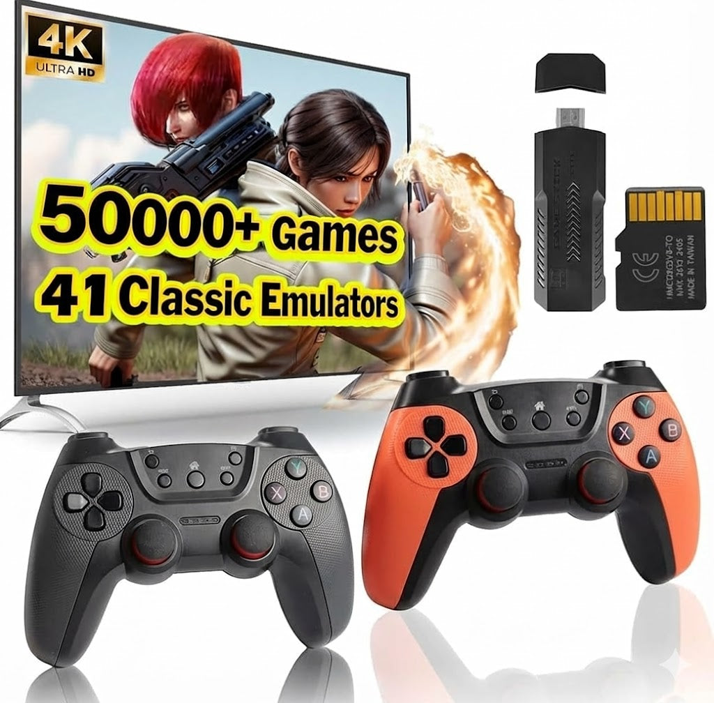 X2 Pro 4K Retro Game Stick: The Ultimate All-In-One Classic Console (40,000+ Games, No Monthly Fees)